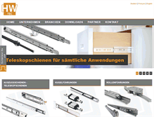 Tablet Screenshot of hw-tec.ch